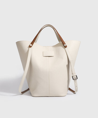 Bucket Capacity Minimalist Large New Bag Beige
