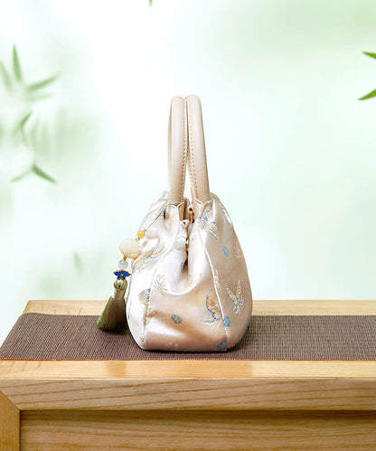 Jacquard Retro Tassel Tote New Versatile Bag