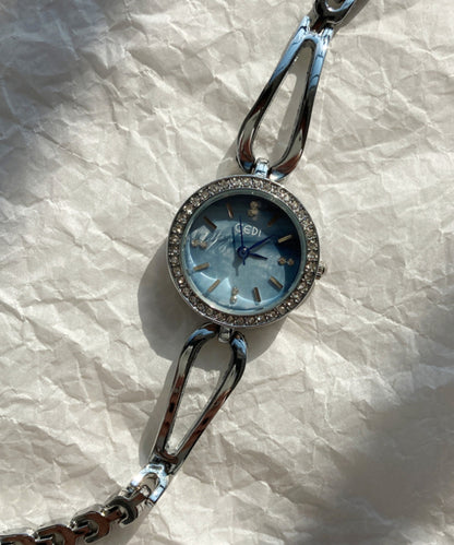 Zircon Watches Blue Quartz Alloy Movement Novelty