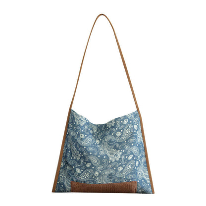 Nischendesign Schultertasche aus Canvas im Retro-Stil OP1016