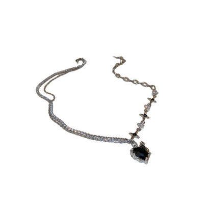 Dark Angel Heart Necklace - Heartzcore Heartzcore