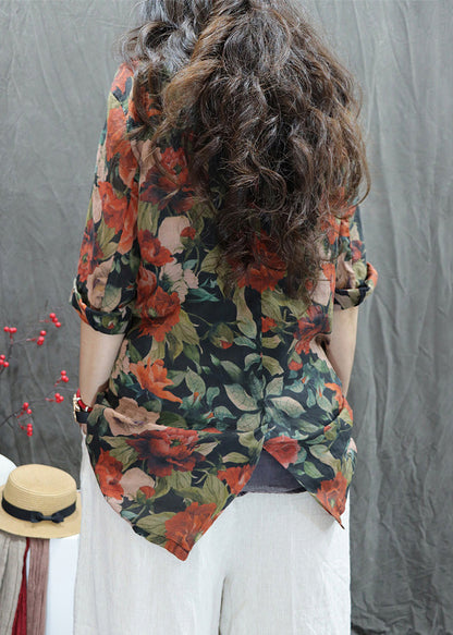 Cotton Bracelet Coats Collar Pockets Peter Button Orange Pan