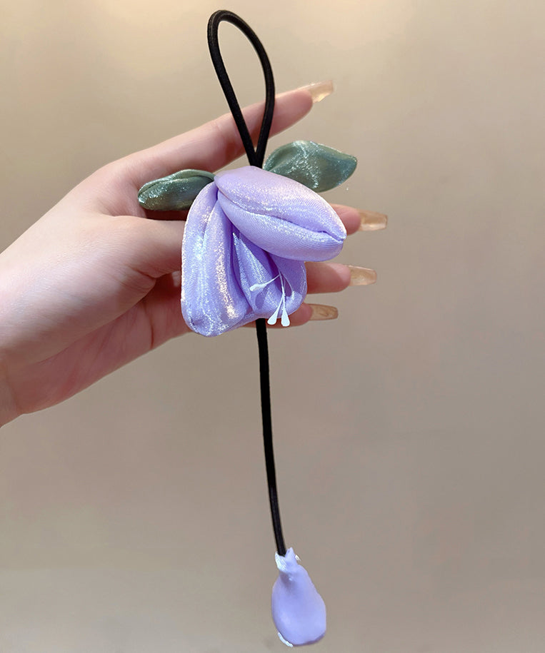 Bellflower Weaving Fabric Hair Band Orange