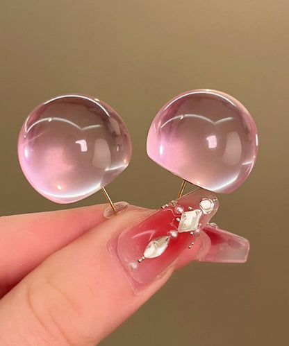 Stud Resin Alloy Original Design Blue Earrings