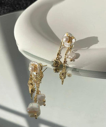 Design Drop Gold Conch Alloy Tassel Pearl Original Copper