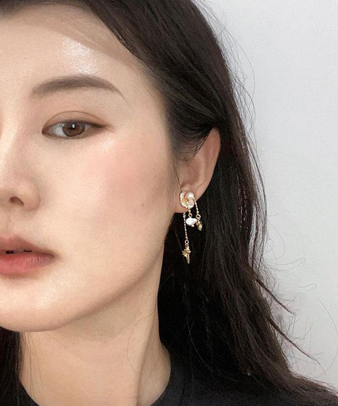 Design Drop Gold Conch Alloy Tassel Pearl Original Copper