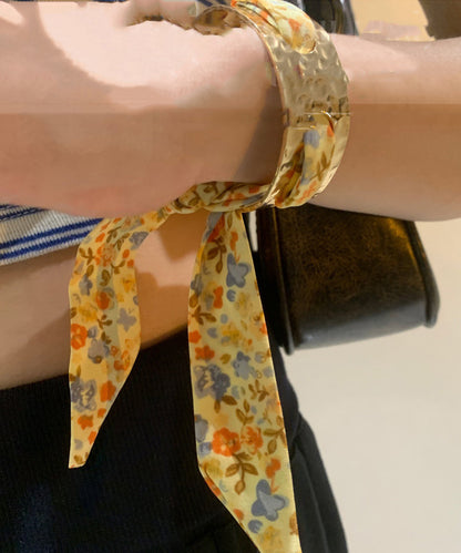Design Overgild Gold Print Bangle Ribbon Original