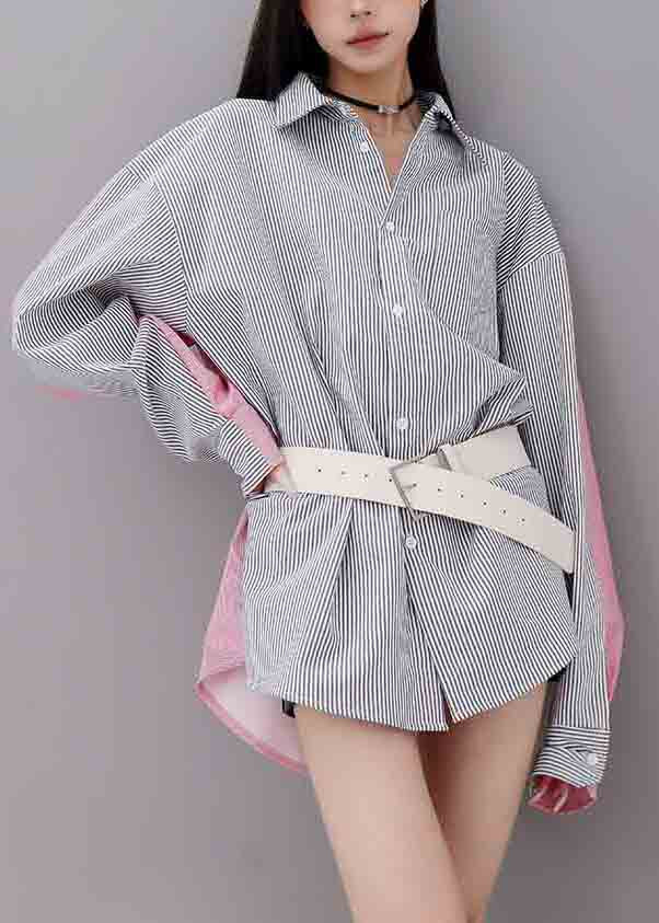 On Wear Both Striped Design Patchwork Cotton Original Sides