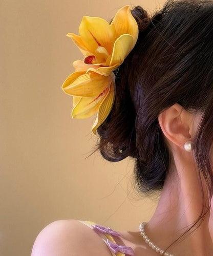 Design Holiday Original Hairpin Yellow Orchid