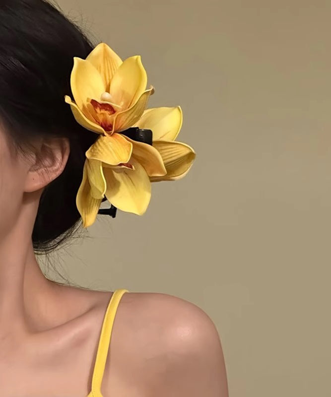 Design Holiday Original Hairpin Yellow Orchid