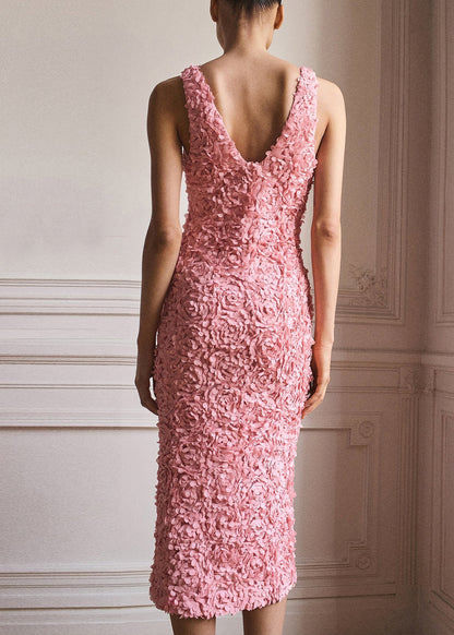 V Both Cotton Sides Pink Neck Wear Summer On Dresses