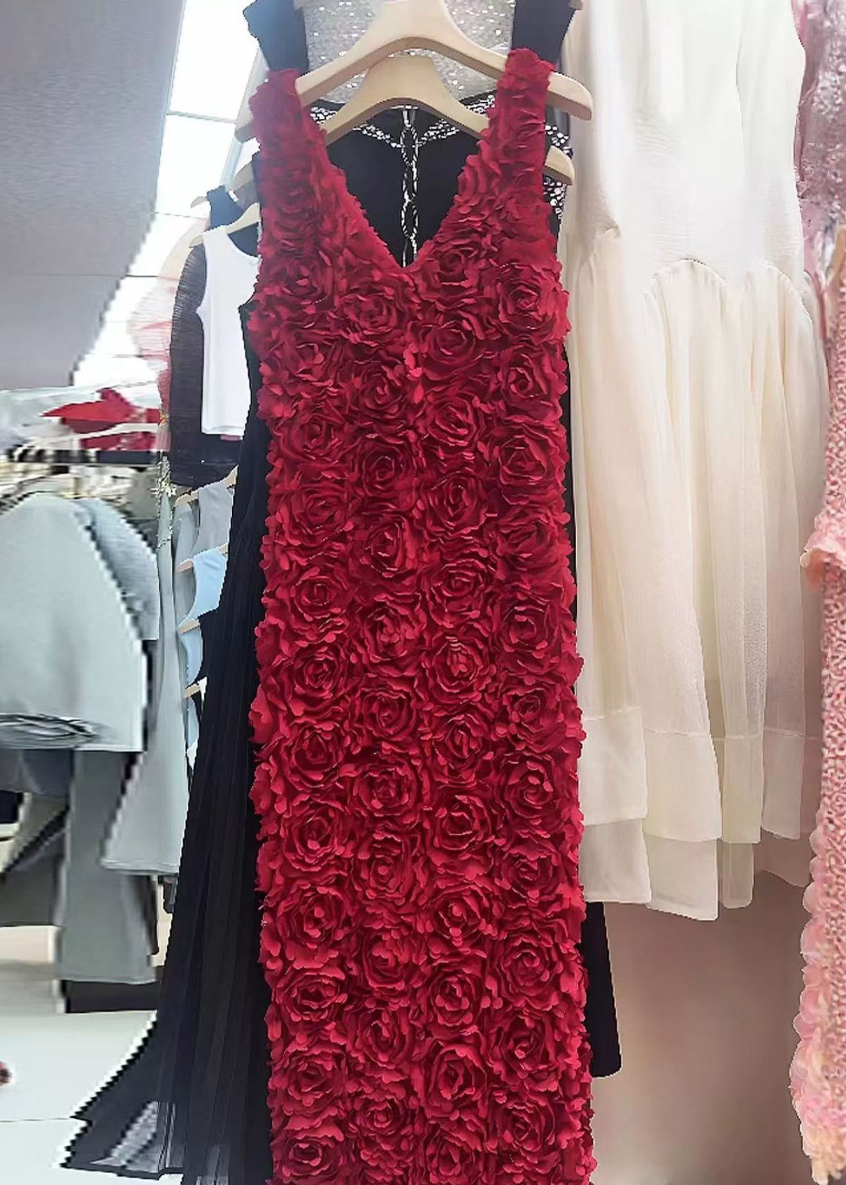 V Both Cotton Sides Pink Neck Wear Summer On Dresses