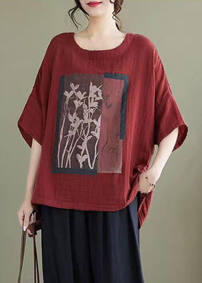 White Design Plus Blouses Bracelet Low Print High Size Cotton