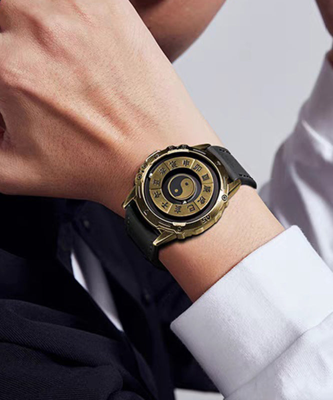 Stainless Eight-Diagram-Shaped Retro Steel Black Appetizer