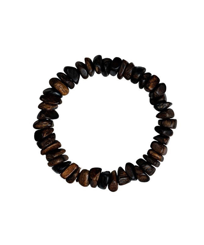 Retro Brown Sandalwood Buddha Beads Bracelet QU021