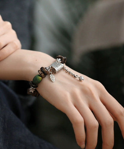 Silver Sterling Bracelet Charm Retro Eaglewood