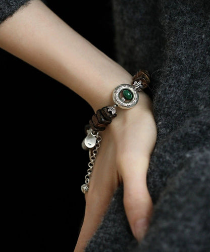 Silver Sterling Bracelet Charm Retro Eaglewood