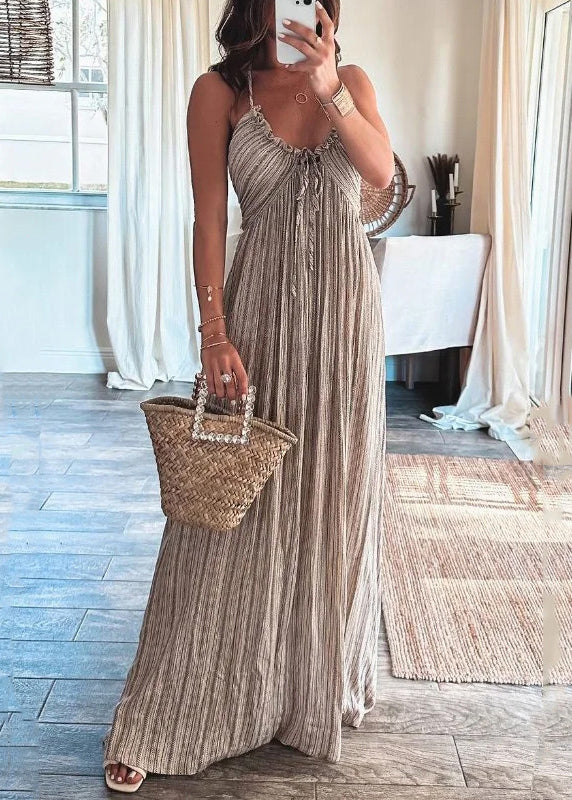 Up Ruffled Light Sexy Lace Spaghetti Grey Cotton Strap Dress