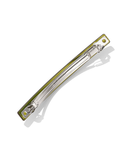 Green Chic Hairpin Metal Barrettes Simple Resin