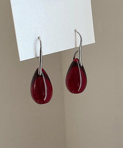 Copper Overgild Glaze Simple Drop Colored Mulberry Water