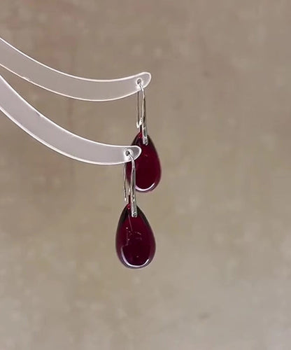 Copper Overgild Glaze Simple Drop Colored Mulberry Water