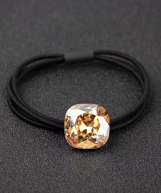 Red Hand Hair Crystal Woven Zircon Tie Simple