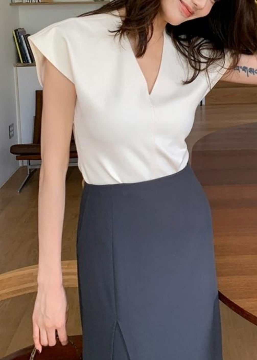 Neck Summer T V Shirts Cotton Rose Solid Simple