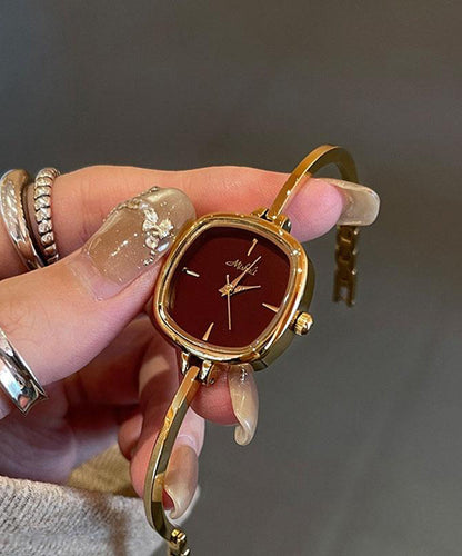 Watches Red Chain Style Quartz Alloy Movement