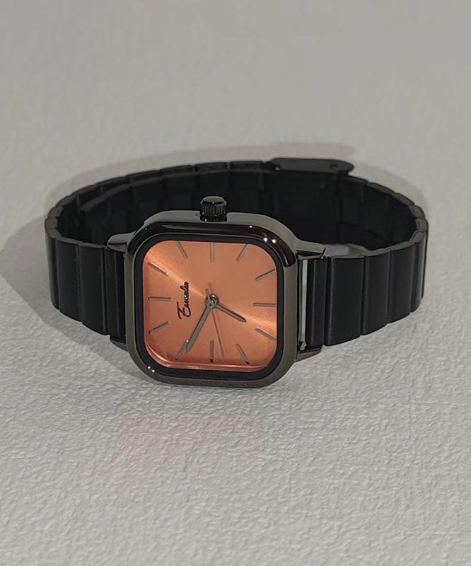 Stylish Blue Square Stainless Watches Steel Waterproof