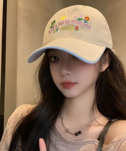 Cap Baseball Hat Embroidered Red Stylish Versatile