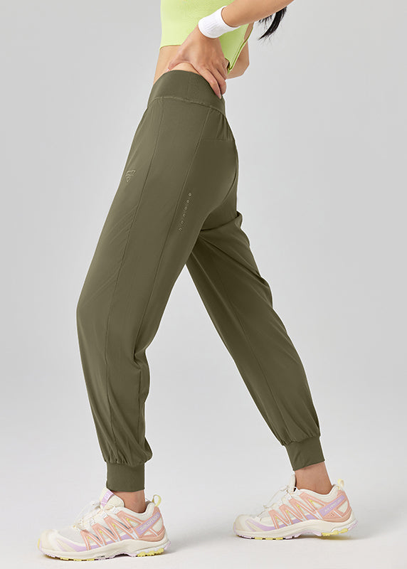 Pants High Unique Yoga Beam Waist Black
