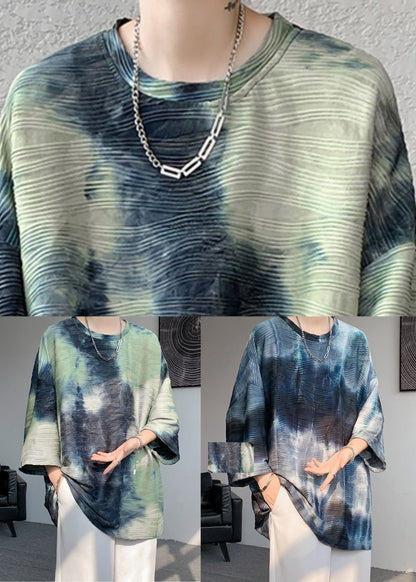 Tie Silk Neck O Shirts Green Unique Ice T Bracelet Dye Mens