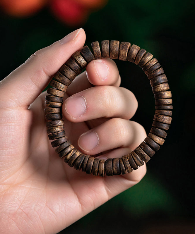 Vintage Handmade Brown Beading Bracelet QI062