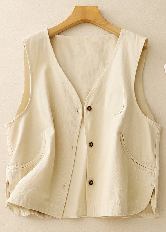 Purple Oversized Vintage Cotton Vest Spring