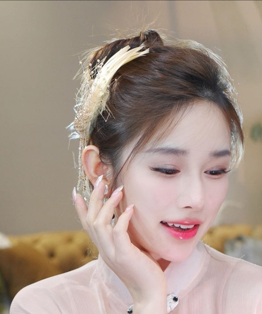 Hairpin Tassel Hair Vogue Gold Alloy Chicken