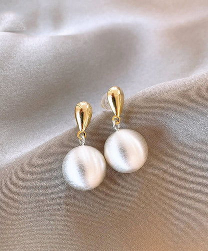 Earrings Gold Drop Alloyv Copper Ball Vogue