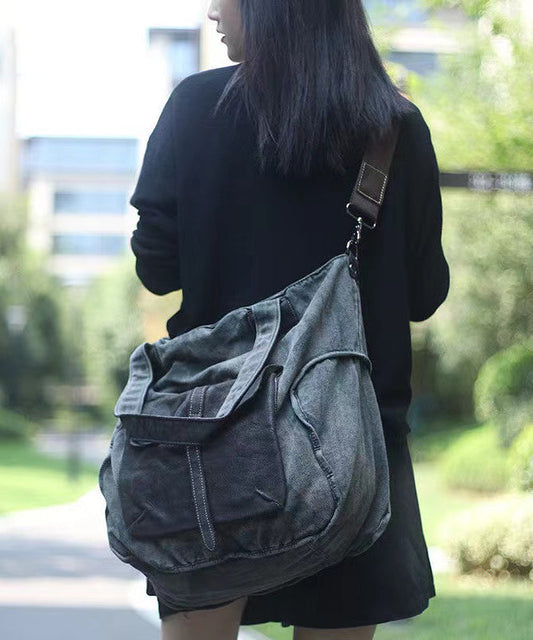 Sac à bandoulière de voyage en toile de grande capacité pour femme MM055