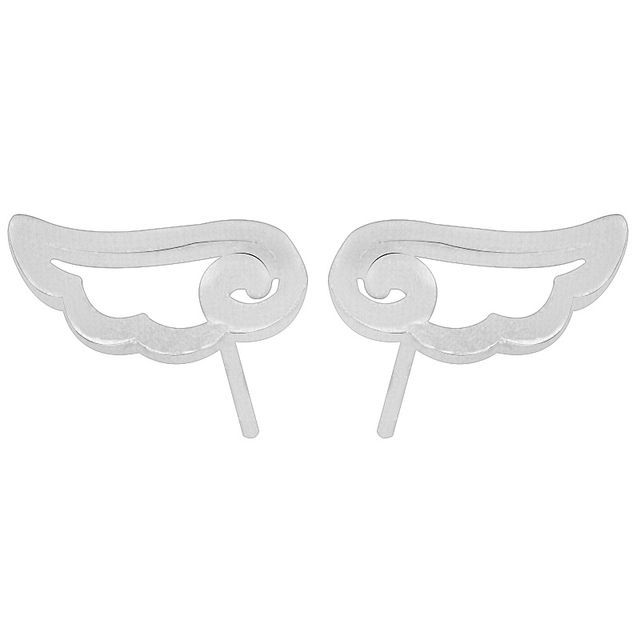 Wings Silver Sterling Earring