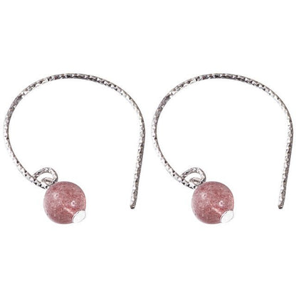 Faux Sterling Earring Crystal Silver Dangle