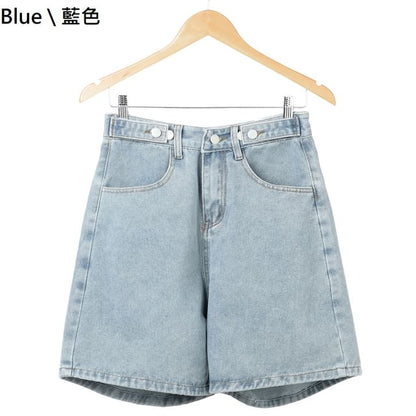 High Waist Denim Shorts