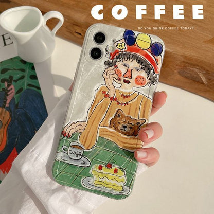 Transparent Case Phone Cartoon