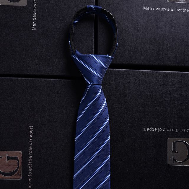 Striped No Tie Neck Tie (various designs)