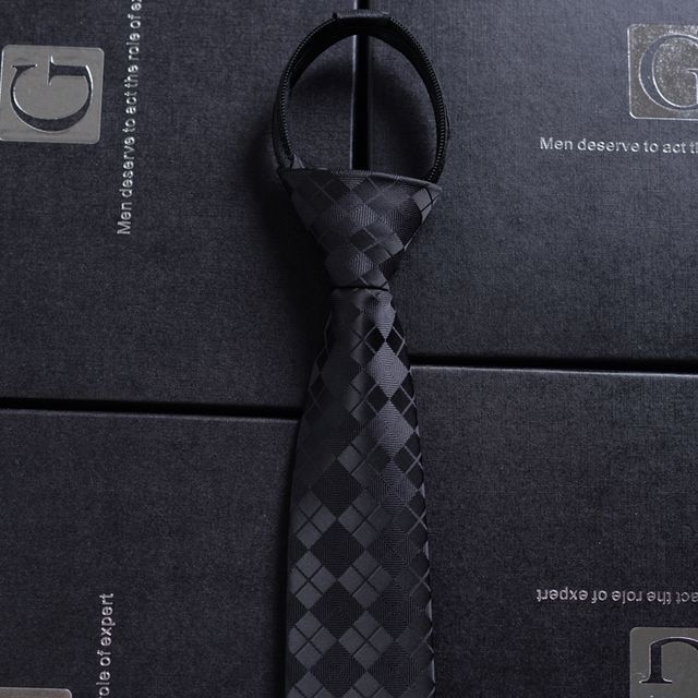 Striped No Tie Neck Tie (various designs)