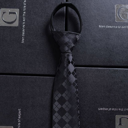 Striped No Tie Neck Tie (various designs)