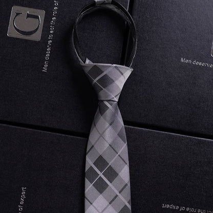 Striped No Tie Neck Tie (various designs)
