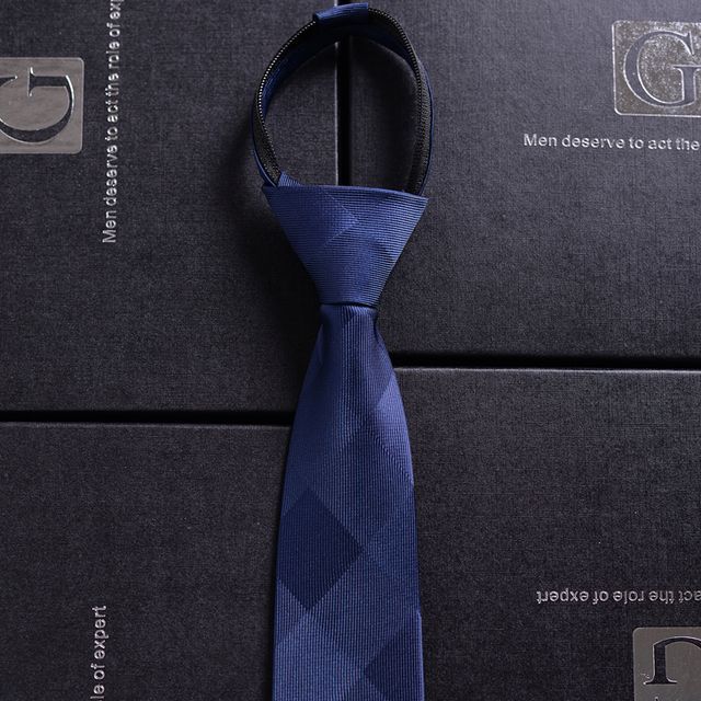 Striped No Tie Neck Tie (various designs)