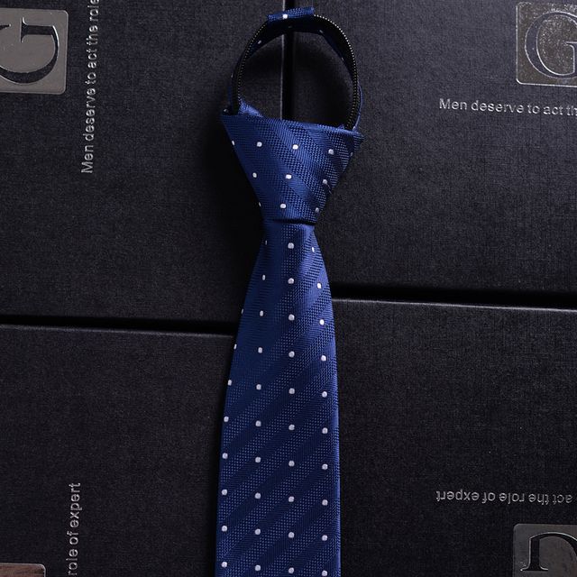 Striped No Tie Neck Tie (various designs)
