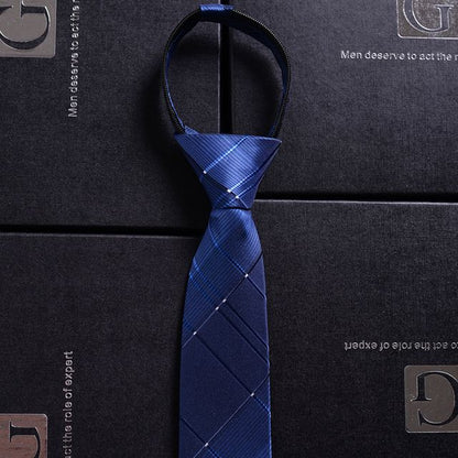 Striped No Tie Neck Tie (various designs)