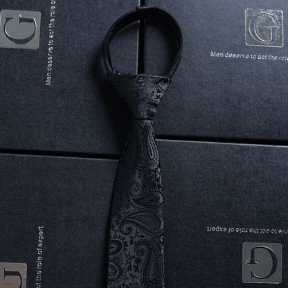 Striped No Tie Neck Tie (various designs)