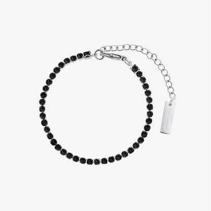 Rhinestone Layered Stainless Steel Bracelet / Necklace